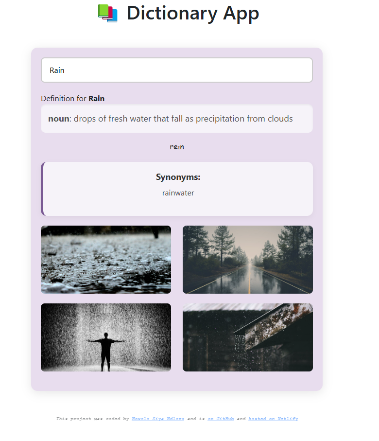 Dictionary App Image
